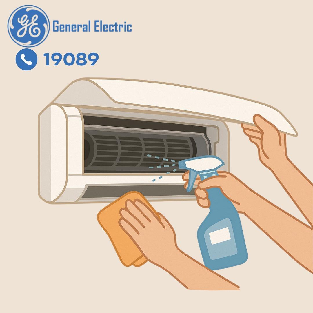 تنظيف مروحة الوحدة الداخلية